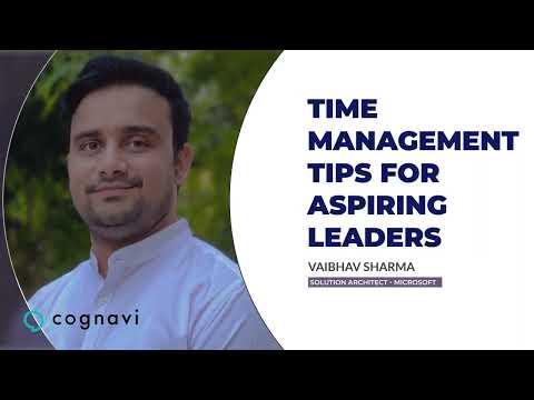 Cognavi Webinar: Time Management Tips for Aspiring Leaders